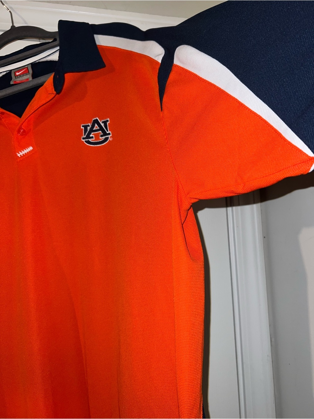 NIKE DRI-FIT Auburn University Tigers polo men’s size L - Picture 3 of 13